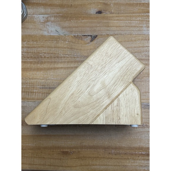 Wusthof 13 Slot Oak Wooden Knife Block Knives Storage Organizer Countertop - Picture 2 of 2